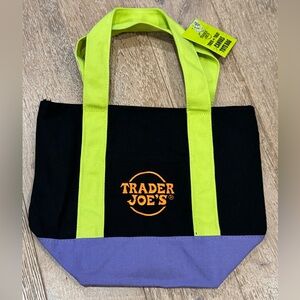 NWT Trader Joe's Limited Edition Halloween 2025 Mini Canvas Tote Bag